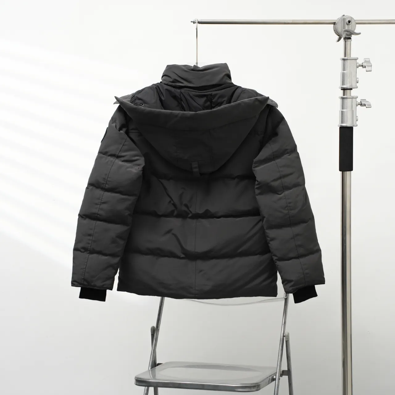 P740 CANADA GOOSE丨Canada Goose 29 New 2048 Hairless Collar Hooded Down Jacket Color: Graphite Black Label Size: XS-XXL